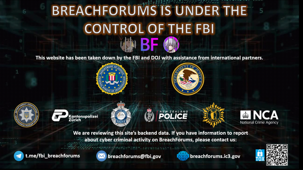 FBI ngăn chặn diễn đàn hack BreachForums - một lần nữa